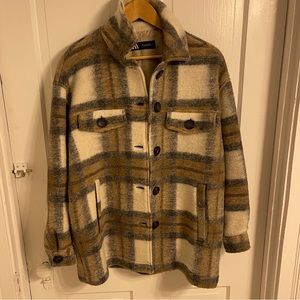 Zara premium plaid shirt